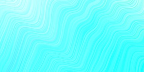 Obraz premium Light Blue, Green vector template with bent lines.