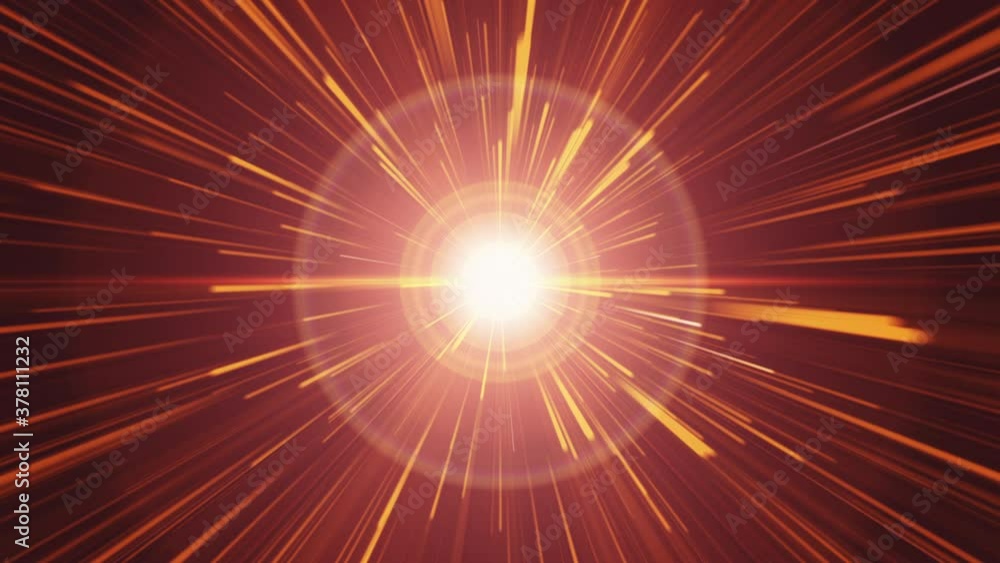 Poster abstract optical light flare pulsar star radiates light and energy. optical lens flare with light bu