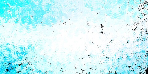 Light blue, green vector background with polygonal style.