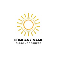 Sun Vector illustration Icon Logo Template design