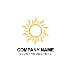 Sun Vector illustration Icon Logo Template design