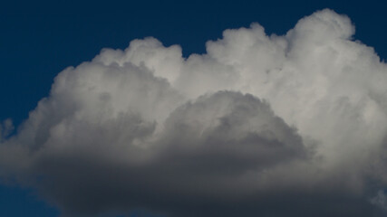 Vue rapprochée sur la base d'un cumulus