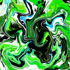 Fototapeta premium Ink, paint, abstract. Closeup of the painting. Colorful abstract painting background. Highly-textured oil paint. High quality details.