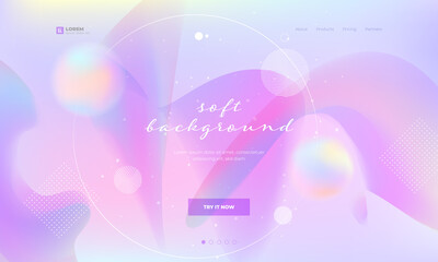 Liquid color background design. Fluid gradient shapes composition. Futuristic design posters. Eps10 vector.