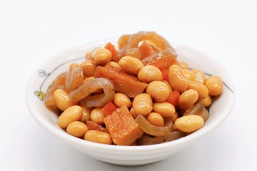 煮豆　大豆