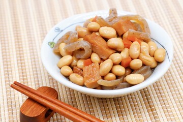 煮豆　大豆