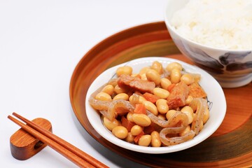 煮豆　大豆