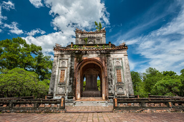 Obraz premium The Mausoleum of Emperor Lang Tu Doc, Imperial City of Hue, Vietnam
