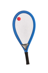 beach tennis racket isolated on white background