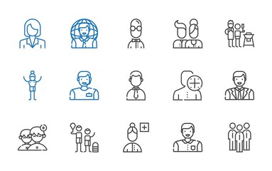 member icons set