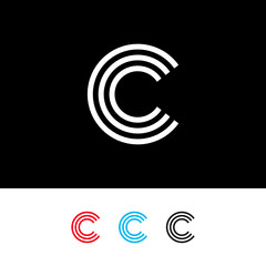 C letter Logo, C minimalist logo, C Line Logo Design Template Inspiration, Vector, Illustration.