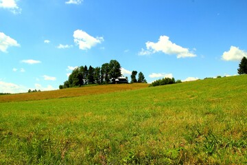Jałowe, Panorama, Krajobraz, Natura, Kości&oacute;ł, Zabytek, 
