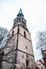 Traditional Cathedral building in Hannover, Germany.