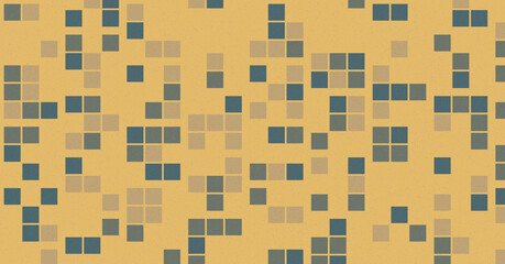 Abstract Color Halftone Dots generative art background illustration