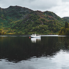 boat on the lake