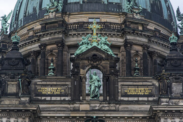 Closeup of the Berliner Dom in Berlin, Germany, during daylight © Cuneyt Birol/Wirestock