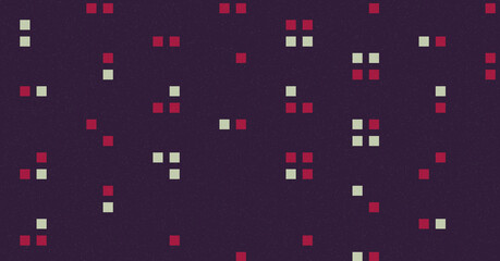 Abstract Color Halftone Dots generative art background illustration