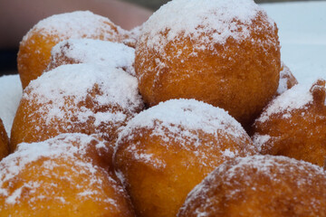 Fritule, little Croatian doughnuts, are a popular sweet fried bakery in Croatia, especially over the Christmas period.