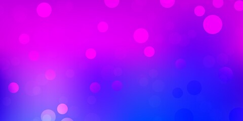 Light blue, red vector layout with circle shapes.