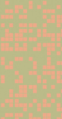 Abstract Color Halftone Dots generative art background illustration