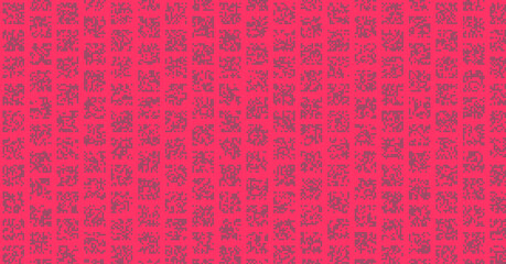 Abstract Color Halftone Dots generative art background illustration