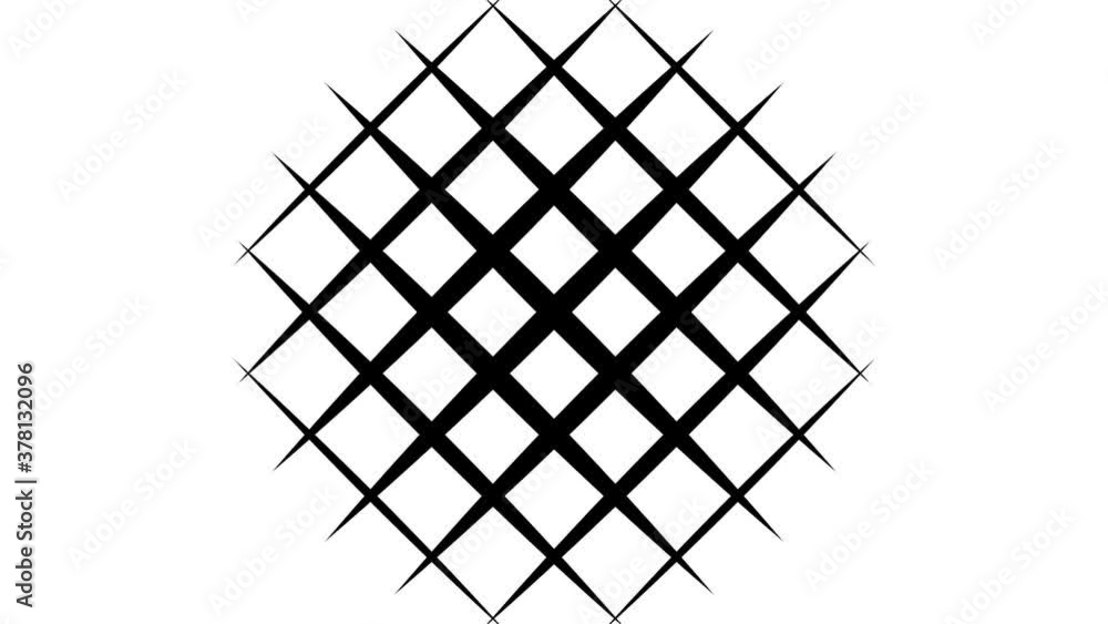 Poster abstract tiles mask intro reveal background clip/ 4k animation of a white and black background trans