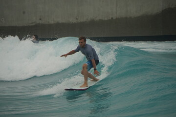 Male surfer