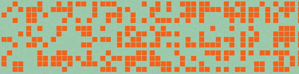 Abstract Color Halftone Dots generative art background illustration