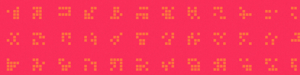 Abstract Color Halftone Dots generative art background illustration