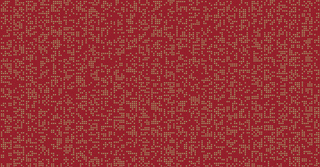 Abstract Color Halftone Dots generative art background illustration