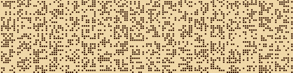 Abstract Color Halftone Dots generative art background illustration