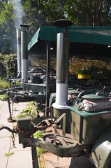 kuchnia polowa , wojskowa kuchnia , polowa kuchnia © Szymon