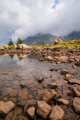 Lake of S. Anna, Vinadio, Cuneo, Piedmont, Italy