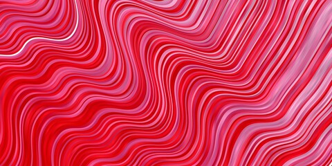 Light Red vector texture with curves. Colorful abstract illustration with gradient curves. Smart design for your promotions.