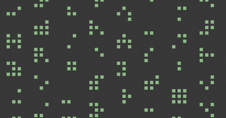 Abstract Color Halftone Dots generative art background illustration