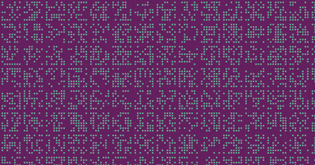 Abstract Color Halftone Dots generative art background illustration