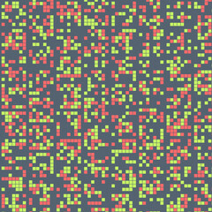Abstract Color Halftone Dots generative art background illustration