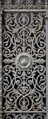 Ancient ornamental grid detail