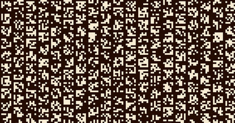 Abstract Color Halftone Dots generative art background illustration