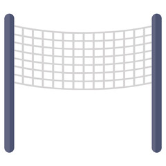 
A vector of beach net in modem style 
