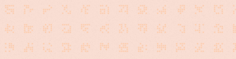 Abstract Color Halftone Dots generative art background illustration