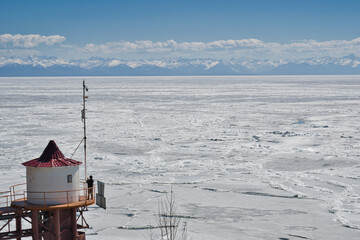 Obraz premium 白銀の世界