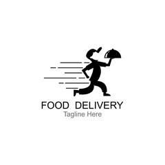 Food Delivery Logo Template Design.