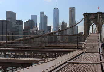 Fototapeta na wymiar New York - Puente de Brooklyn