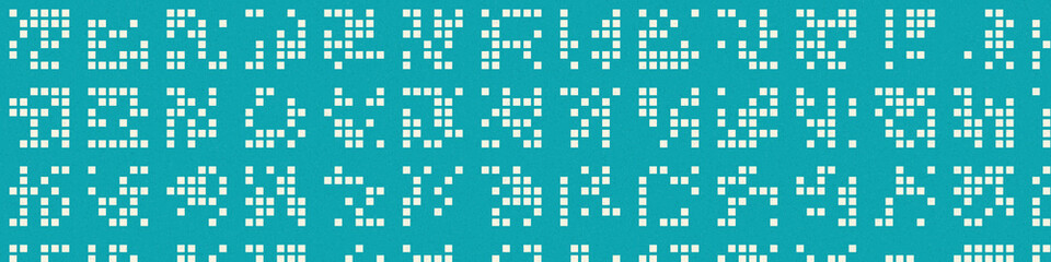 Abstract Color Halftone Dots generative art background illustration