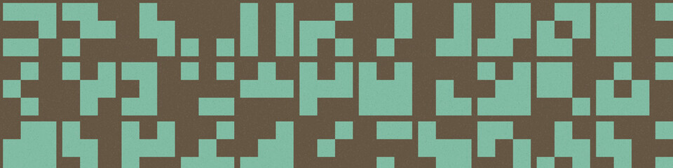 Abstract Color Halftone Dots generative art background illustration