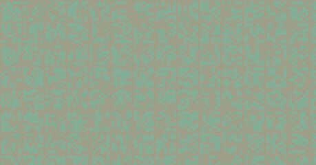 Abstract Color Halftone Dots generative art background illustration