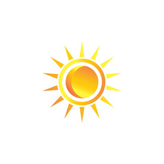 Vector Icon Logo Template Sun