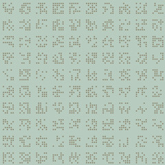 Abstract Color Halftone Dots generative art background illustration