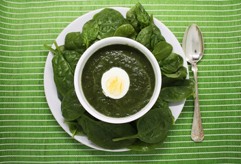 spinach soup fresh spinach
